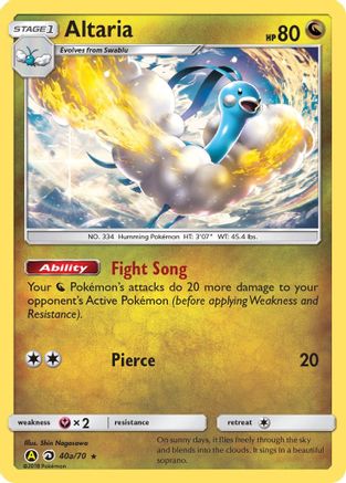 Altaria 40a/70 - Promo