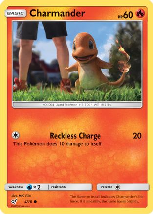 Charmander (Holo Common) - 4/18 - Common