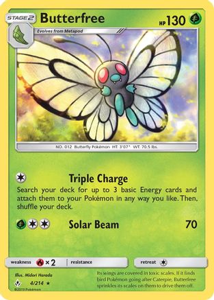 Butterfree - 4/214 - Rare