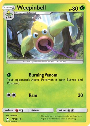 Weepinbell - 14/214 - Uncommon