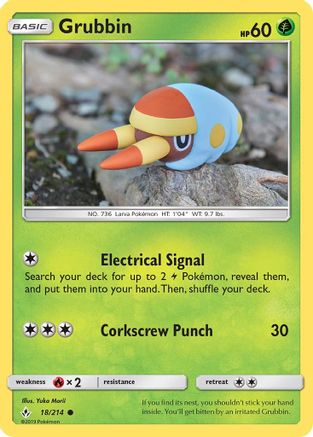 Grubbin - 18/214 - Common - Reverse Holo