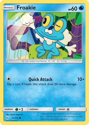 Froakie - 51/214 - Common - Reverse Holo