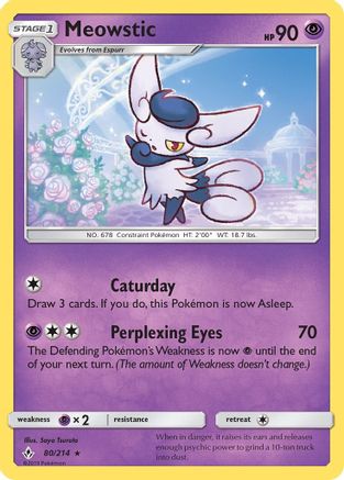Meowstic - 80/214 - Rare