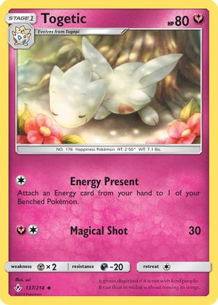 Togetic - 137/214 - Uncommon - Reverse Holo
