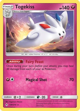 Togekiss - 138/214 - Holo Rare