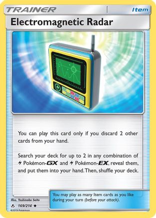 Electromagnetic Radar - 169/214 - Uncommon - Reverse Holo