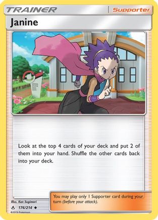 Janine - 176/214 - Uncommon - Reverse Holo