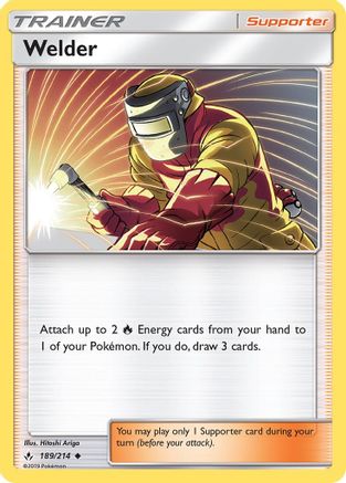 Welder - 189/214 - Uncommon - Reverse Holo