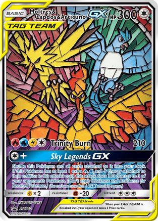 Moltres & Zapdos & Articuno GX SM210 - Holofoil SM Promos - Promo