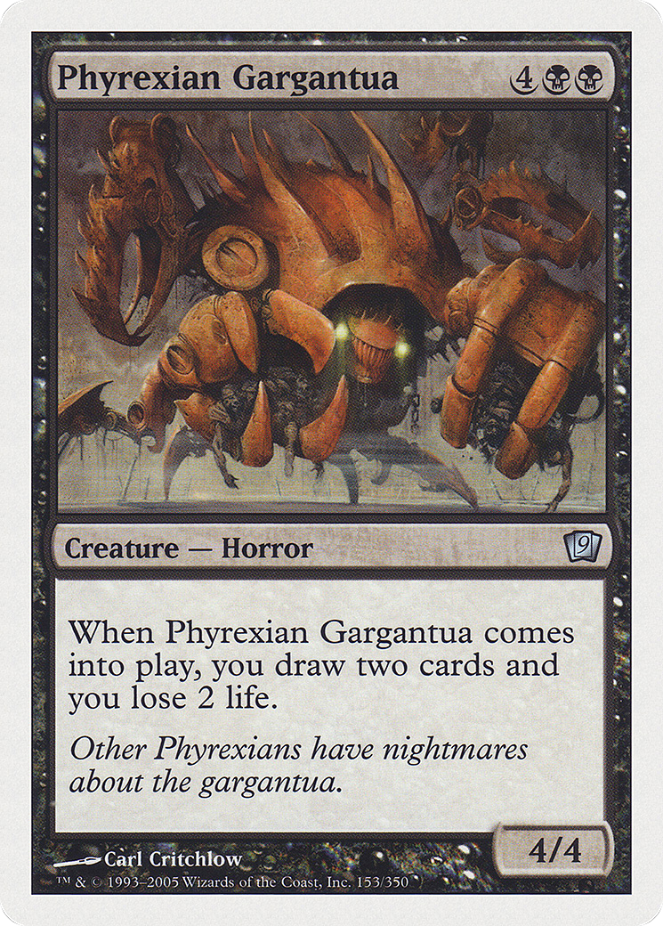 Phyrexian Gargantua (9ED-153) Foil