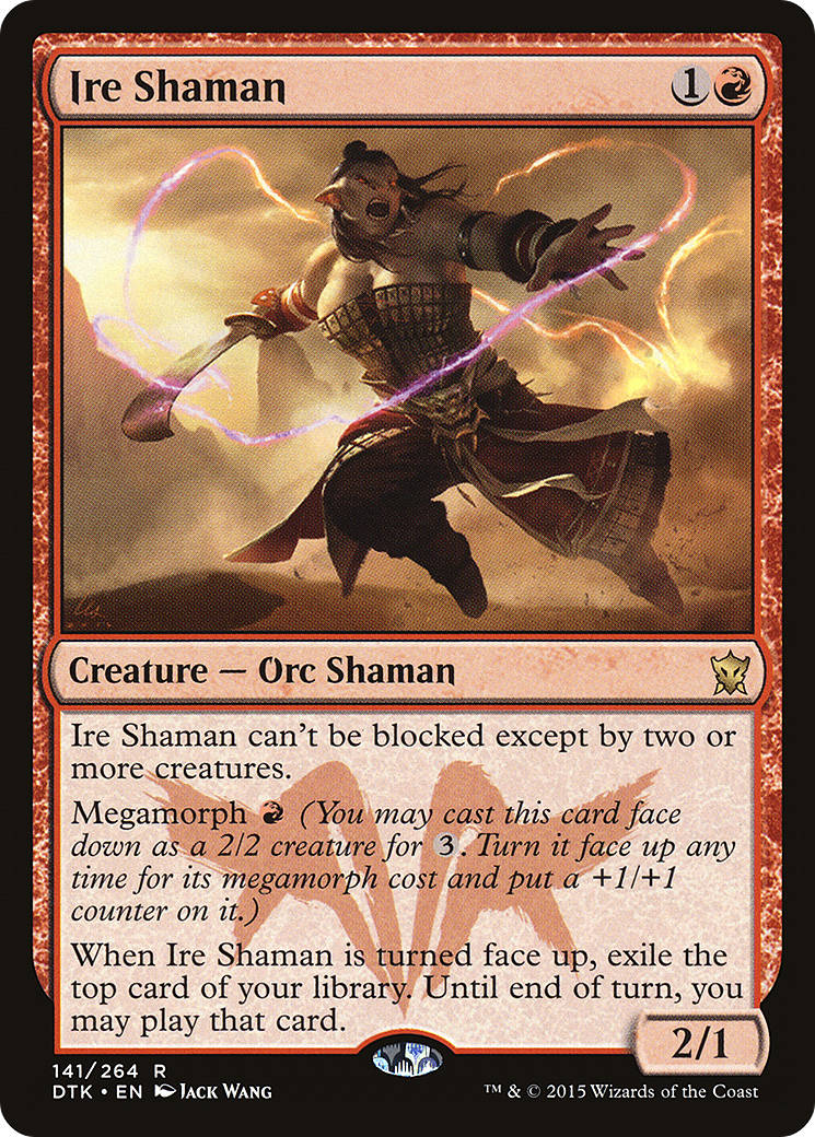 Ire Shaman (DTK-141) Foil