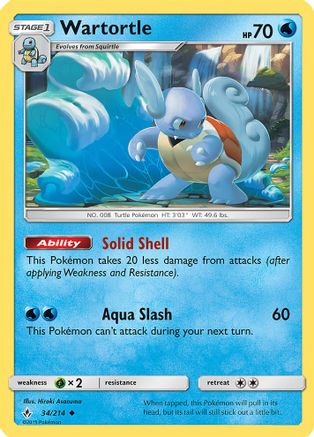 Wartortle (Premium Collection Promo) 034/214 - Holofoil Miscellaneous Cards & Products - Promo