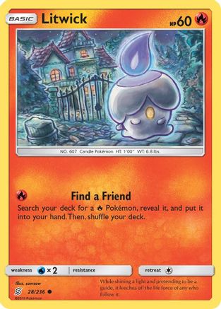 Litwick (28) - 28/236 - Common - Reverse Holo