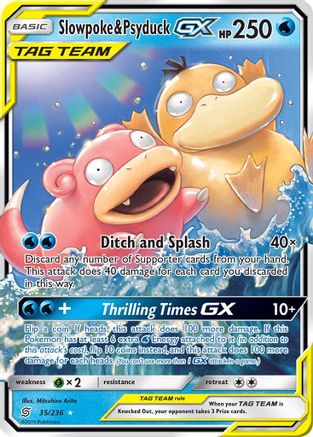 Slowpoke & Psyduck GX - 35/236 - Ultra Rare