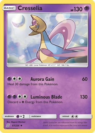 Cresselia - 87/236 - Uncommon - Reverse Holo
