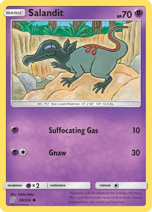 Salandit (98) - 98/236 - Common - Reverse Holo