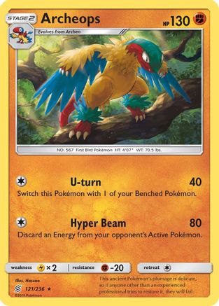 Archeops - 121/236 - Rare - Reverse Holo