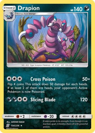Drapion - 134/236 - Rare