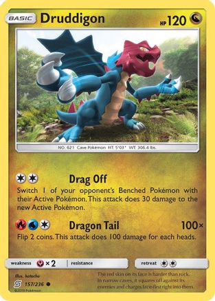 Druddigon - 157/236 - Common
