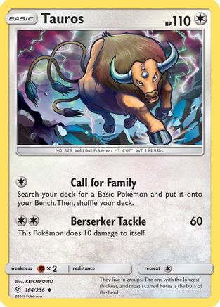 Tauros - 164/236 - Uncommon