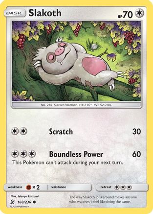 Slakoth (168) - 168/236 - Common