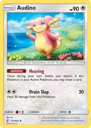 Audino - 177/236 - Uncommon