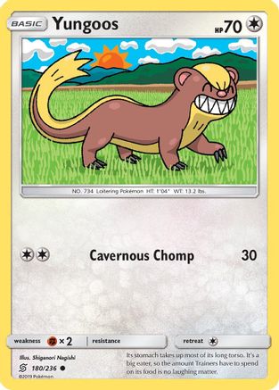 Yungoos - 180/236 - Common - Reverse Holo