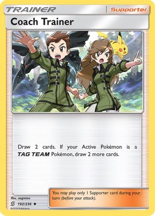 Coach Trainer - 192/236 - Uncommon - Reverse Holo