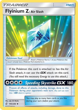 Flyinium Z: Air Slash - 195/236 - Uncommon