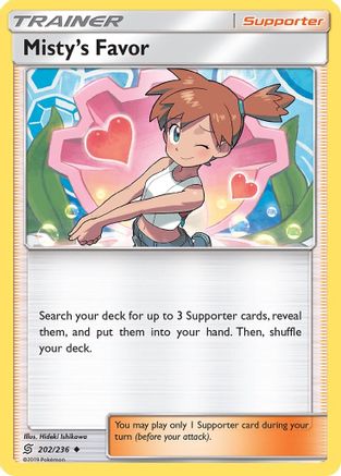 Misty's Favor - 202/236 - Uncommon - Reverse Holo