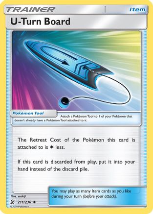 U-Turn Board - 211/236 - Uncommon - Reverse Holo