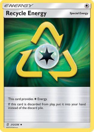 Recycle Energy - 212/236 - Uncommon - Reverse Holo
