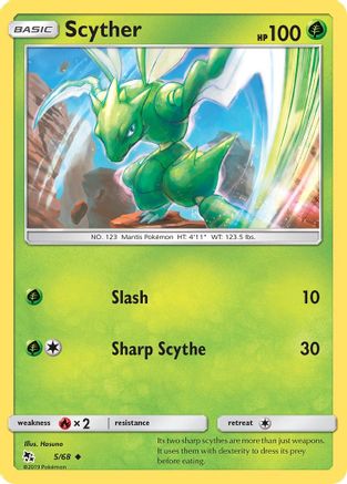 Scyther - 5/68 - Uncommon - Reverse Holo