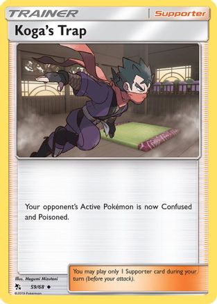 Koga's Trap - 59/68 - Uncommon - Reverse Holo