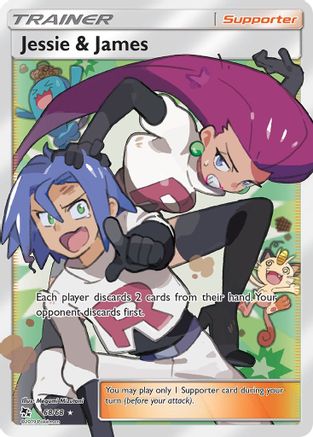 Jessie & James (Full Art) 068/68 - Holofoil Hidden Fates - Ultra Rare