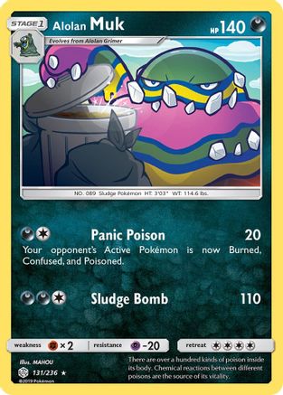 Alolan Muk - 131/236 - Rare