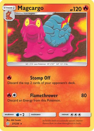 Magcargo - 27/236 - Rare - Reverse Holo