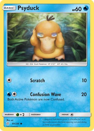 Psyduck - 40/236 - Common - Reverse Holo