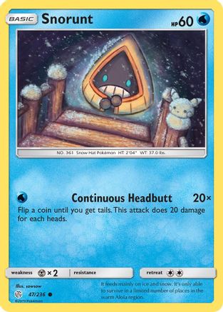 Snorunt - 47/236 - Common - Reverse Holo