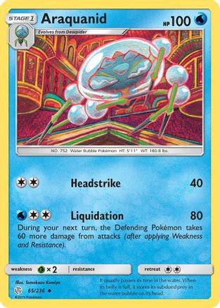 Araquanid - 65/236 - Uncommon - Reverse Holo