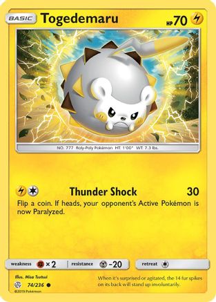 Togedemaru - 74/236 - Common
