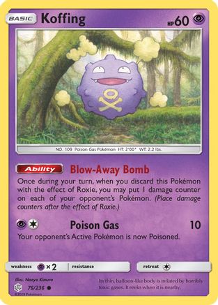 Koffing - 76/236 - Common - Reverse Holo
