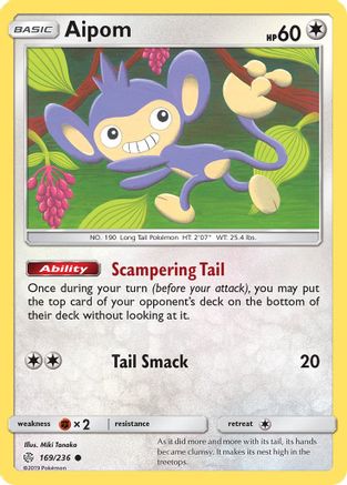 Aipom - 169/236 - Common