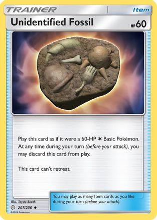 Unidentified Fossil - 207/236 - Uncommon