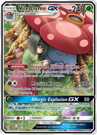 Vileplume GX (Full Art) - 211/236 - Ultra Rare