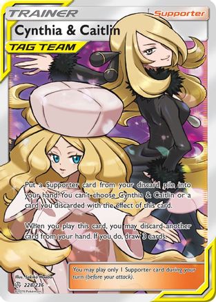 Cynthia & Caitlin (Full Art) 228/236 - Ultra Rare