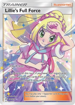 Lillie's Full Force (Full Art) 230 - Holofoil SM Cosmic Eclipse - Ultra Rare