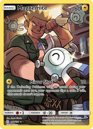 Magnemite (Secret) 242/236 - Holofoil SM Cosmic Eclipse - Secret Rare