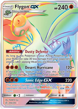 Flygon GX (Secret) - 256/236 - Secret Rare