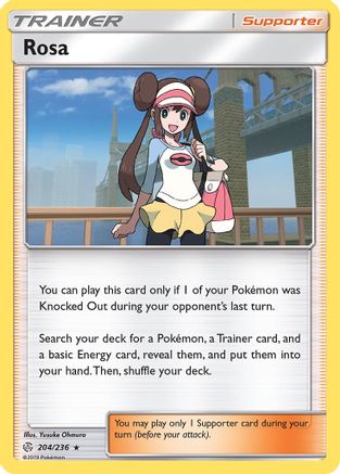 Rosa - 204/236 - Holo Rare - Reverse Holo
